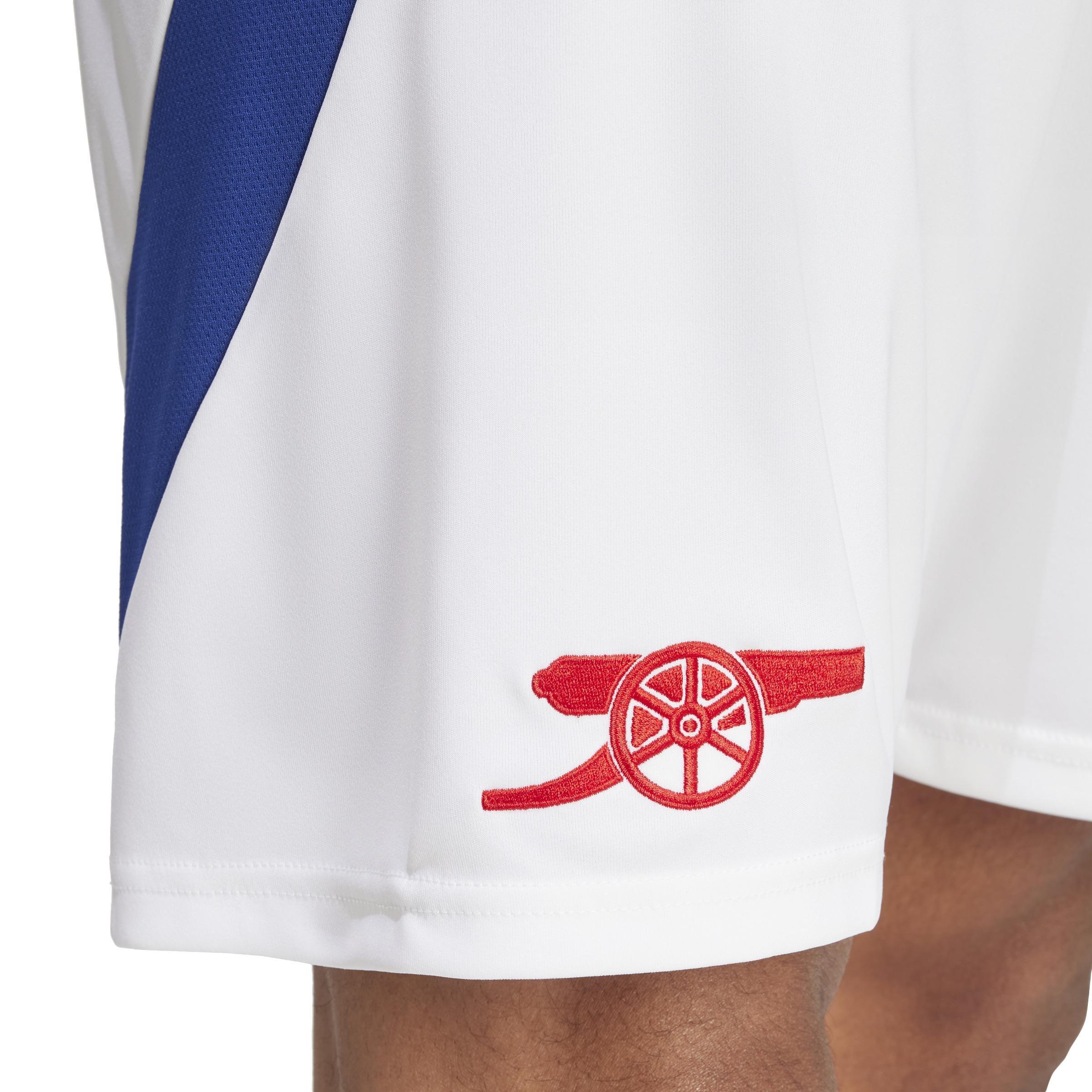 Arsenal 24/25 Home Shorts, White, A701_ONE, large image number 4