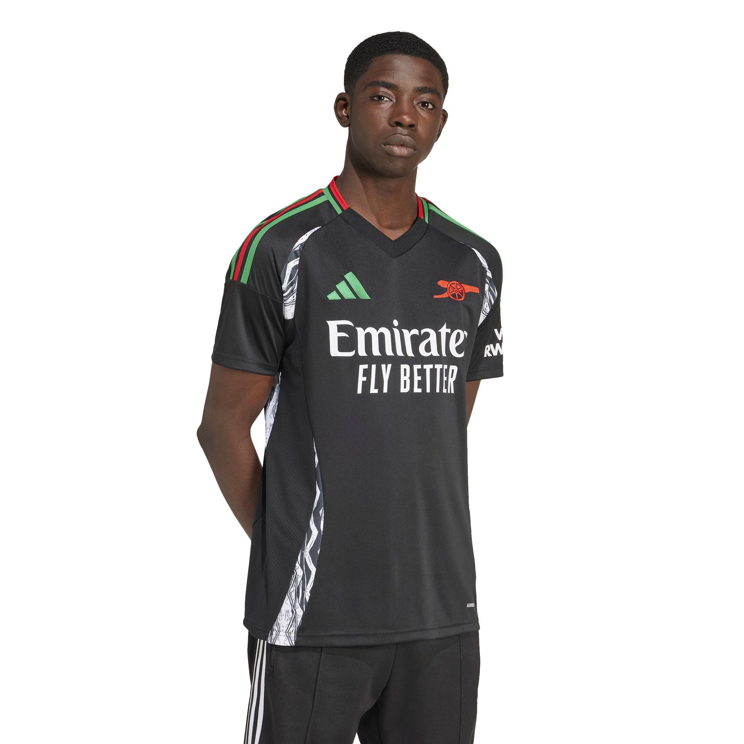 Arsenal 24/25 Away Jersey, Black, A701_ONE, large image number 13