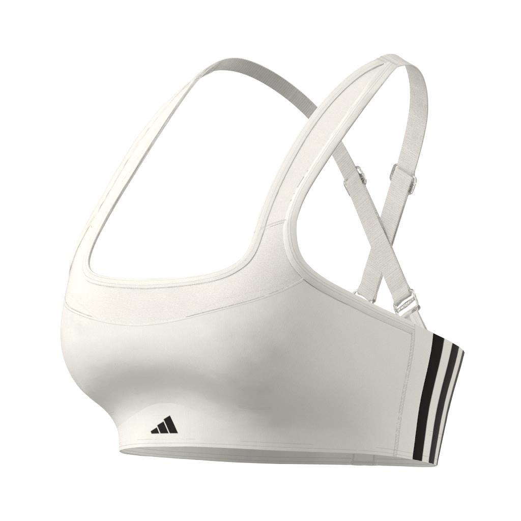 Tlrd Impact Training High-Support Bra, White, A701_ONE, large image number 12