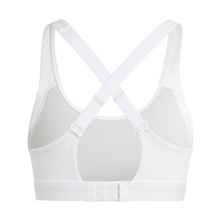 Women Tlrdreact Training High-Support Bra, White, A701_ONE, large image number 2