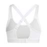Women Tlrdreact Training High-Support Bra, White, A701_ONE, thumbnail image number 2