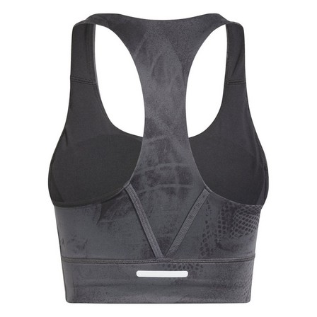 Women Run Pocket Medium-Support Aop Bra Iteration, Grey, A701_ONE, large image number 5