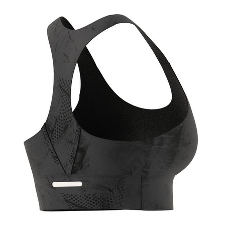 Women Run Pocket Medium-Support Aop Bra Iteration, Grey, A701_ONE, large image number 12