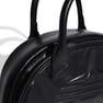 Women Polyurethane Trefoil Satchel Bag, Black, A701_ONE, thumbnail image number 5