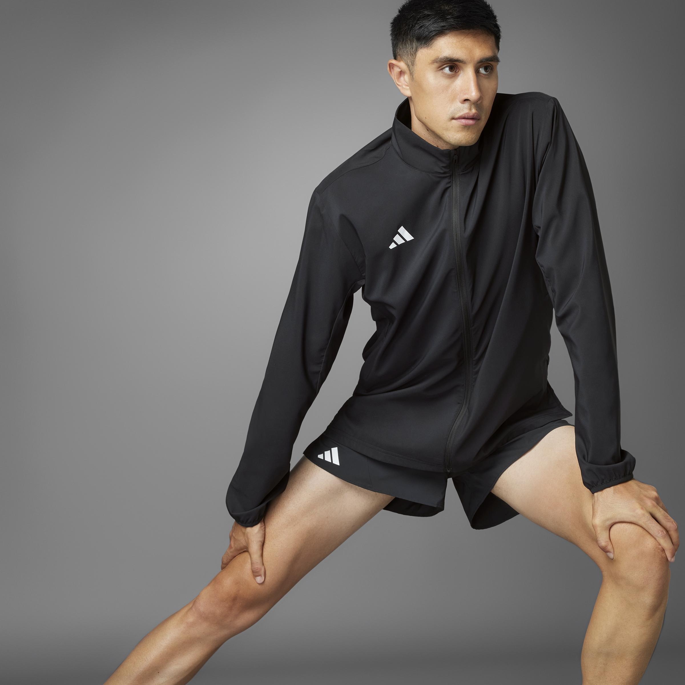 Adizero Essentials Running Jacket, Black, , large image number 7