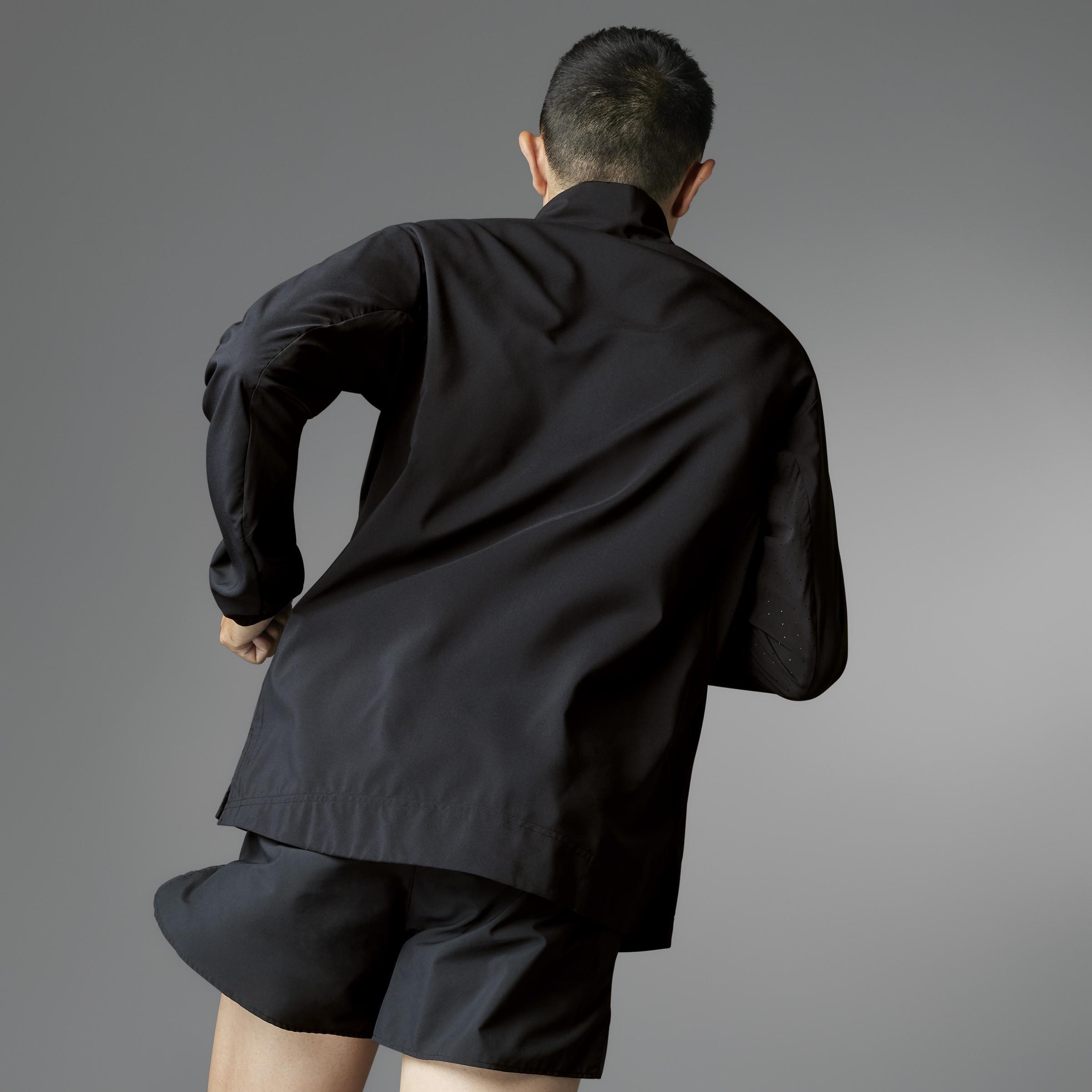 Adizero Essentials Running Jacket, Black, , large image number 11