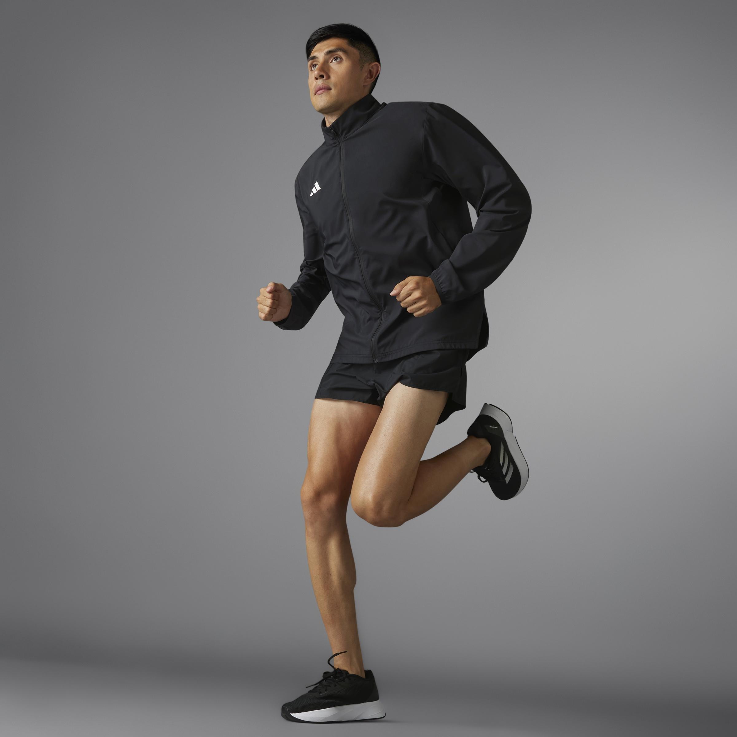 Adizero Essentials Running Jacket, Black, , large image number 14