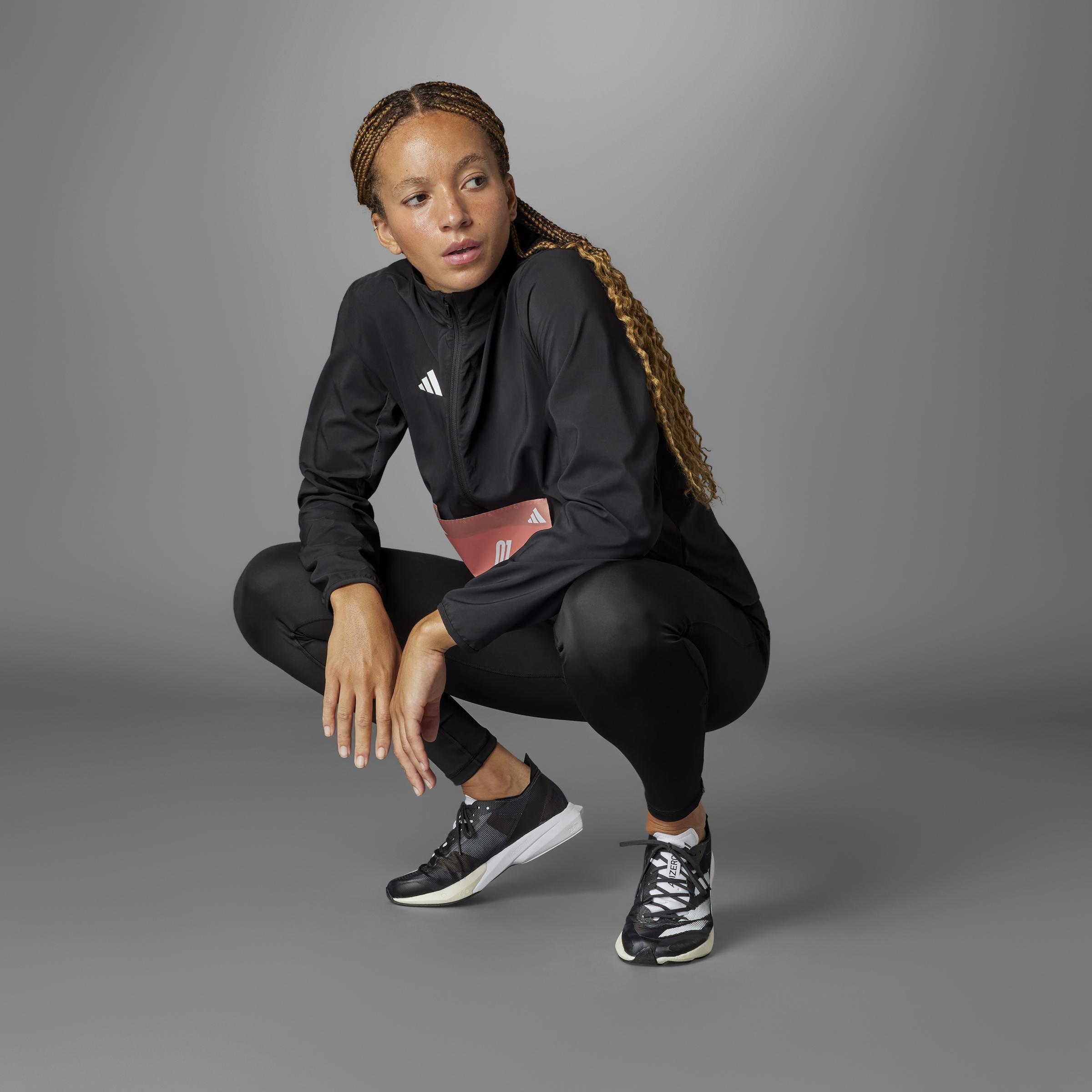 Adizero Essentials Running Jacket, Black, , large image number 0