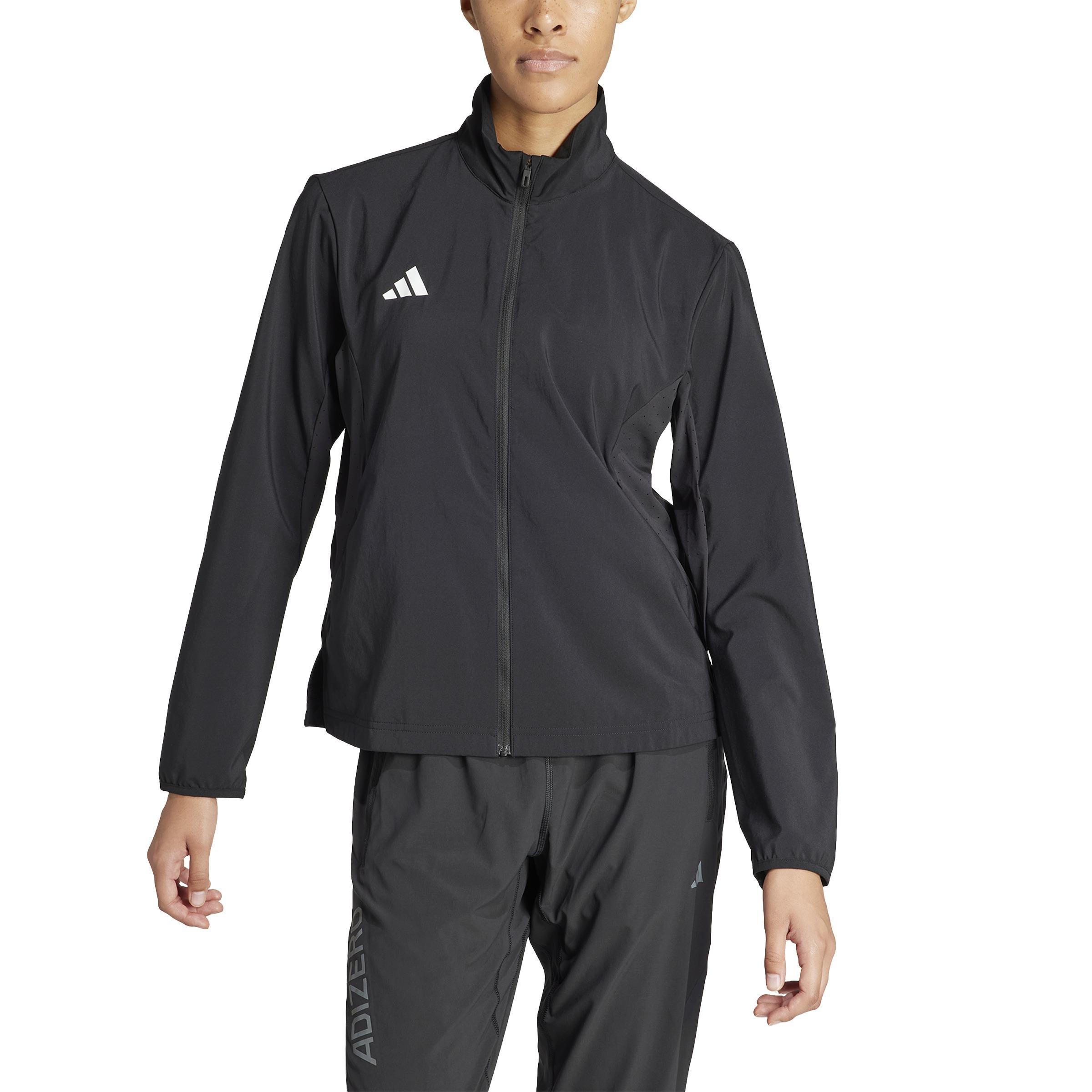 Adizero Essentials Running Jacket, Black, A701_ONE, large image number 4