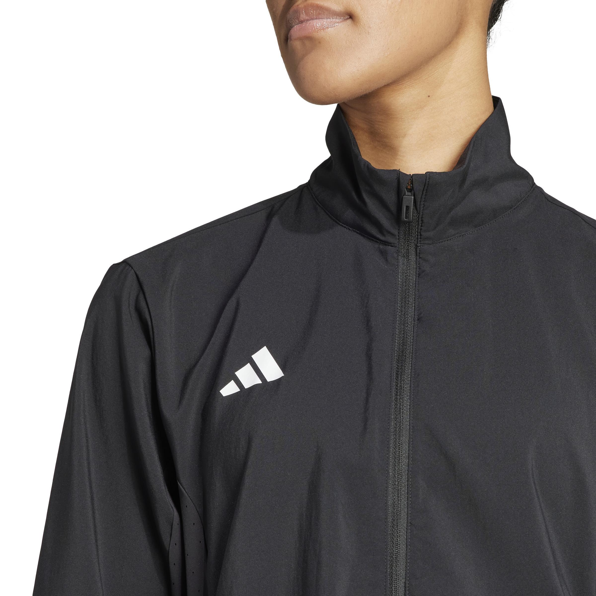 Women Adizero Essentials Running Jacket, Black, A701_ONE, large image number 6