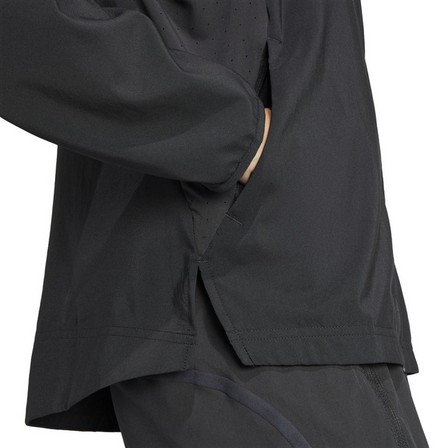 Women Adizero Essentials Running Jacket, Black, A701_ONE, large image number 7