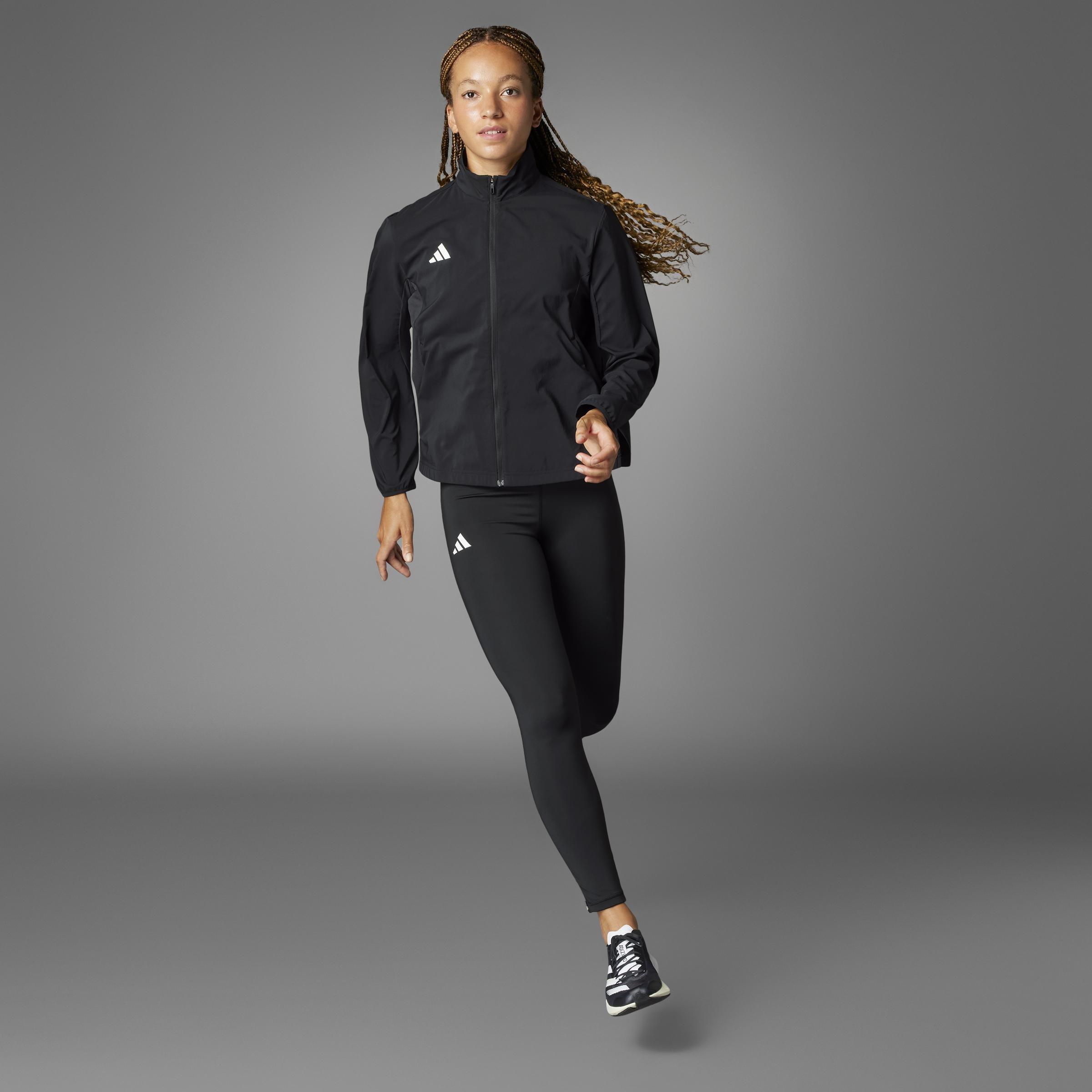 Women Adizero Essentials Running Jacket, Black, A701_ONE, large image number 9