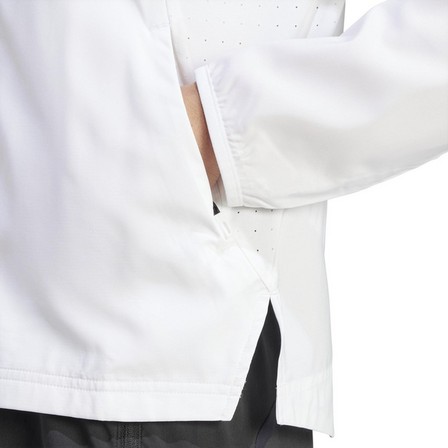 Women Adizero Essentials Running Jacket, White, A701_ONE, large image number 5