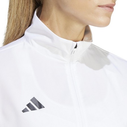 Women Adizero Essentials Running Jacket, White, A701_ONE, large image number 6