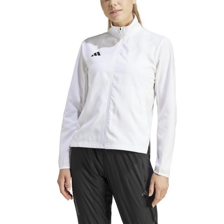 Women Adizero Essentials Running Jacket, White, A701_ONE, large image number 9
