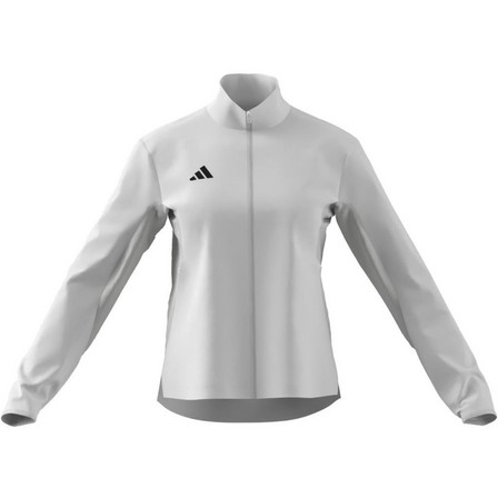 Women Adizero Essentials Running Jacket, White, A701_ONE, large image number 11