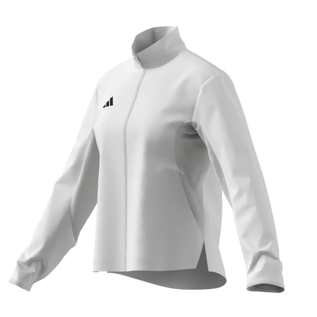 Adizero Essentials Running Jacket, White, A701_ONE, large image number 12