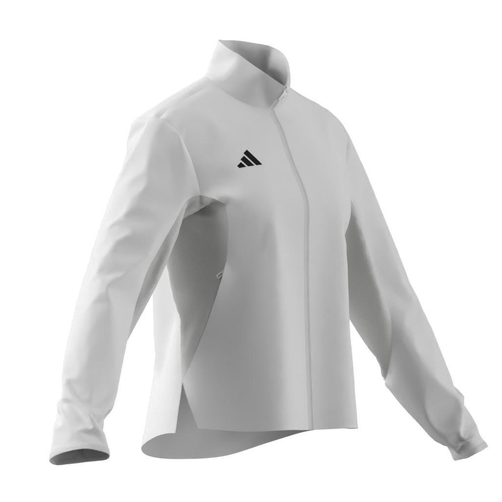 Adizero Essentials Running Jacket, White, , large image number 13