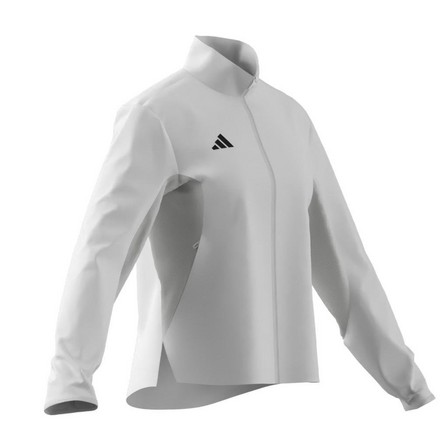 Women Adizero Essentials Running Jacket, White, A701_ONE, large image number 13