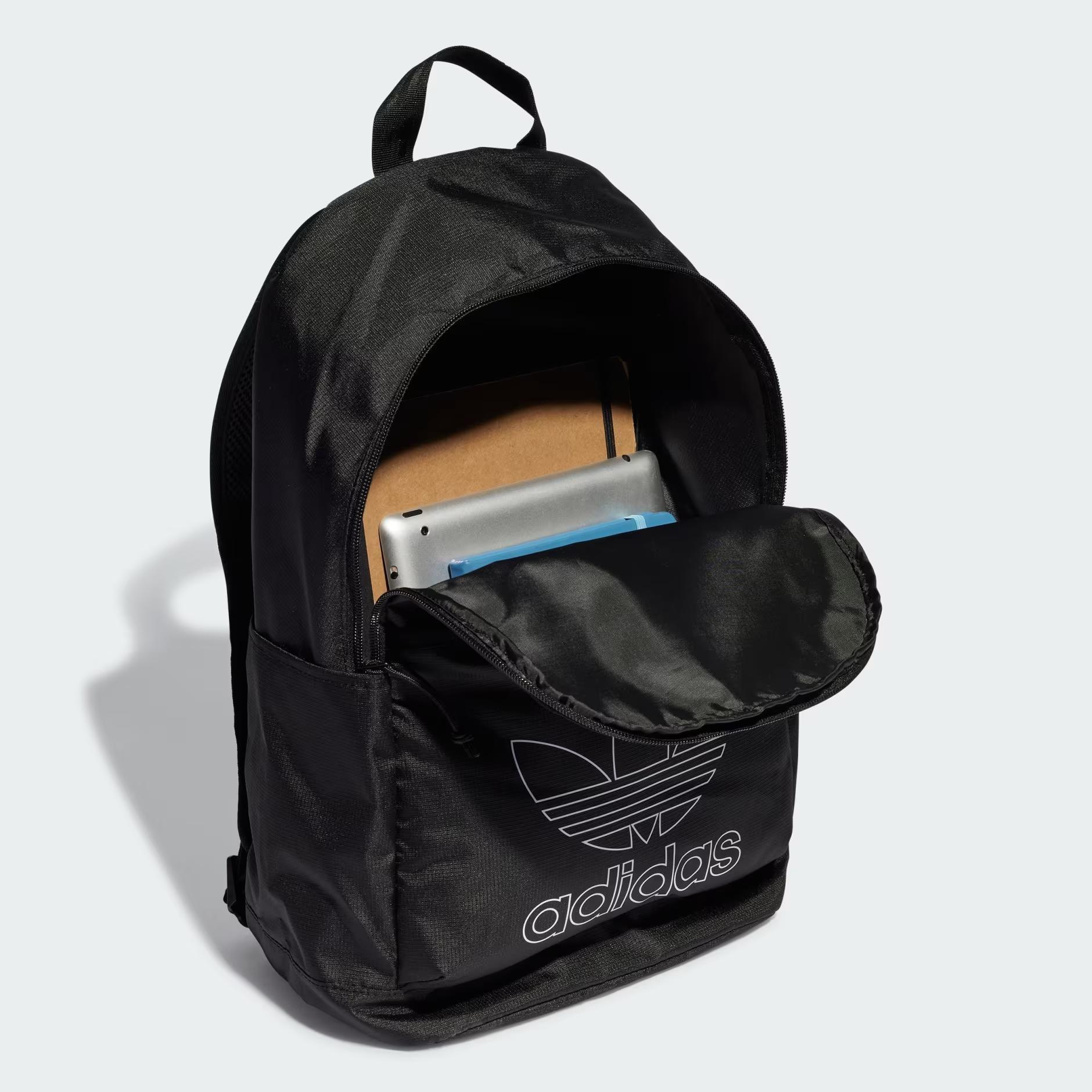 Unisex Adicolor Backpack, Black, A701_ONE, large image number 2