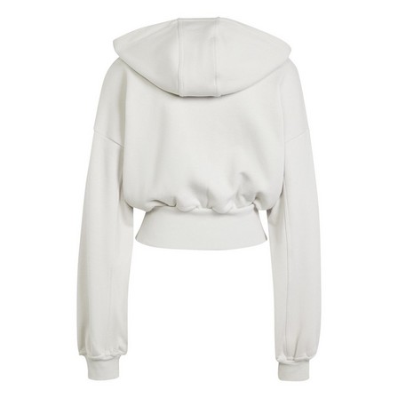 Women Stella Mccartney Sportswear Cropped Hoodie, White, A701_ONE, large image number 3