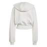 Women Stella Mccartney Sportswear Cropped Hoodie, White, A701_ONE, thumbnail image number 3