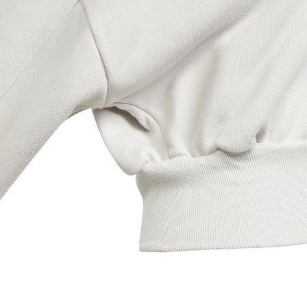 Women Stella Mccartney Sportswear Cropped Hoodie, White, A701_ONE, large image number 4