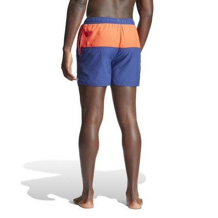 Men Colourblock Clx Swim Shorts, Blue, A701_ONE, large image number 2