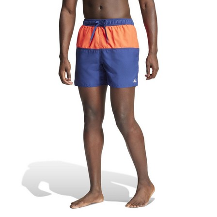 Men Colourblock Clx Swim Shorts, Blue, A701_ONE, large image number 7