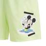 Kids Boys Adidas X Disney Mickey Mouse Swim Shorts, Green, A701_ONE, thumbnail image number 6