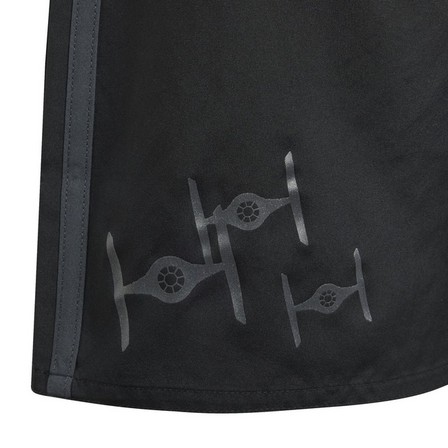 Kids Boys Adidas X Star Wars Shorts, Black, A701_ONE, large image number 2