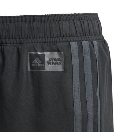 Kids Boys Adidas X Star Wars Shorts, Black, A701_ONE, large image number 4