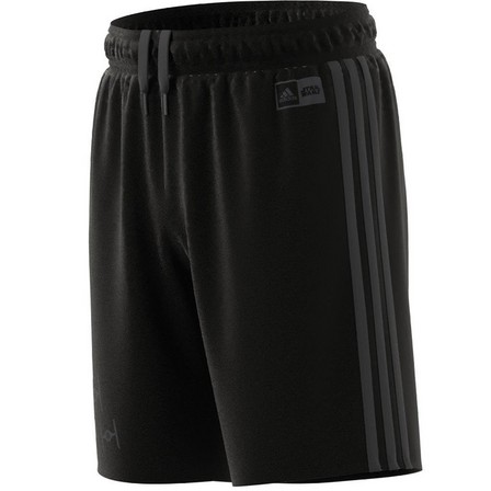 Kids Boys Adidas X Star Wars Shorts, Black, A701_ONE, large image number 9
