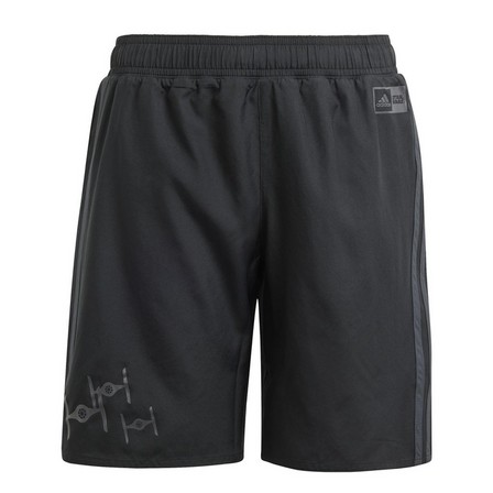 Kids Boys Adidas X Star Wars Shorts, Black, A701_ONE, large image number 10