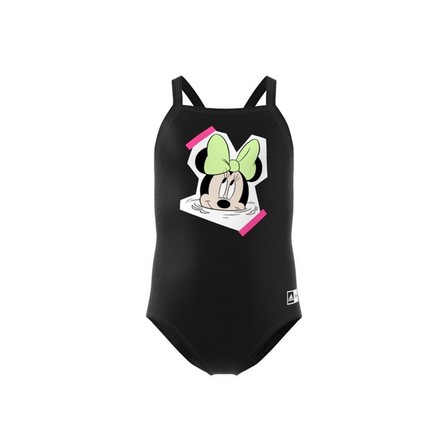 Kids Girls Adidas X Disney Minnie Vacation Memories Swimsuit, Black, A701_ONE, large image number 13