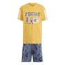 Kids Unisex Adidas X Disney Tee Set, Yellow, A701_ONE, thumbnail image number 0