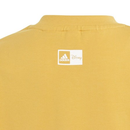 Kids Unisex Adidas X Disney Tee Set, Yellow, A701_ONE, large image number 4