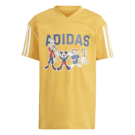 Kids Unisex Adidas X Disney Tee Set, Yellow, A701_ONE, large image number 6