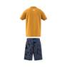 Kids Unisex Adidas X Disney Tee Set, Yellow, A701_ONE, thumbnail image number 8