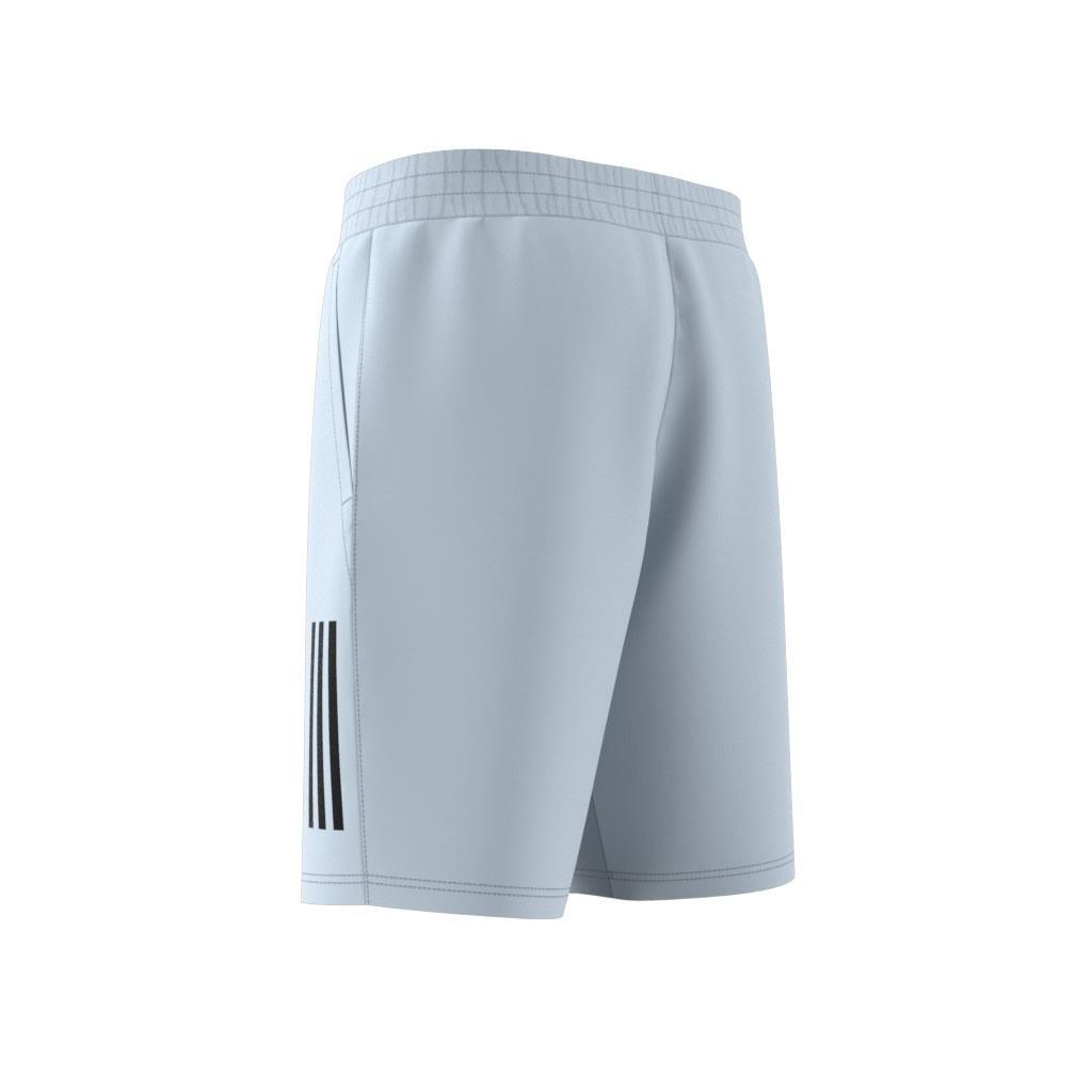 Men Club 3-Stripes Tennis Shorts, White, A701_ONE, large image number 9