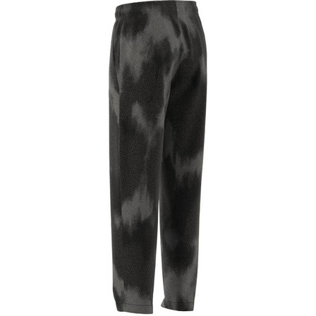 Kids Unisex Future Icons Allover Print Ankle Length Joggers, Black, A701_ONE, large image number 7