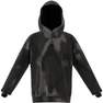 Kids Unisex Future Icons Allover Print Hoodie Kids, Black, A701_ONE, thumbnail image number 5