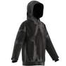 Kids Unisex Future Icons Allover Print Hoodie Kids, Black, A701_ONE, thumbnail image number 6