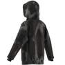 Kids Unisex Future Icons Allover Print Hoodie Kids, Black, A701_ONE, thumbnail image number 8