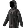 Kids Unisex Future Icons Allover Print Hoodie Kids, Black, A701_ONE, thumbnail image number 10