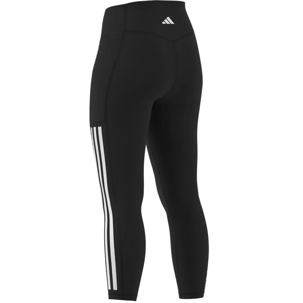 Optime 3-Stripes Full-Length Leggings, Black, A701_ONE, large image number 11