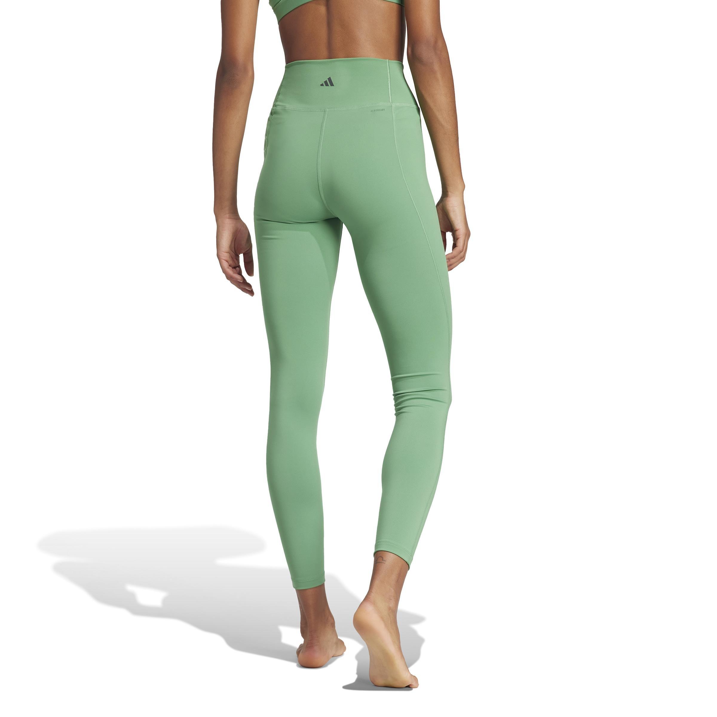 Women All Me Essentials Full-Length Leggings, Green, A701_ONE, large image number 2