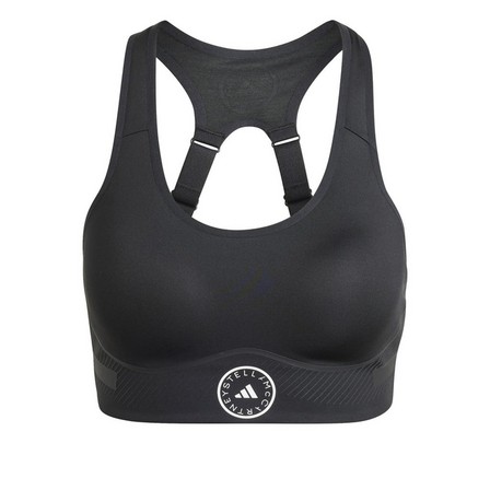Women Adidas By Stella Mccartney Truepace High Support Sports Bra, Black, A701_ONE, large image number 0