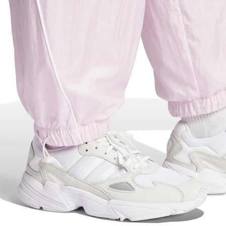 Women Loose Parachute Trousers, Pink, A701_ONE, large image number 4
