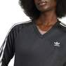 Women Long Sleeve Cropped Jersey, Black, A701_ONE, thumbnail image number 4
